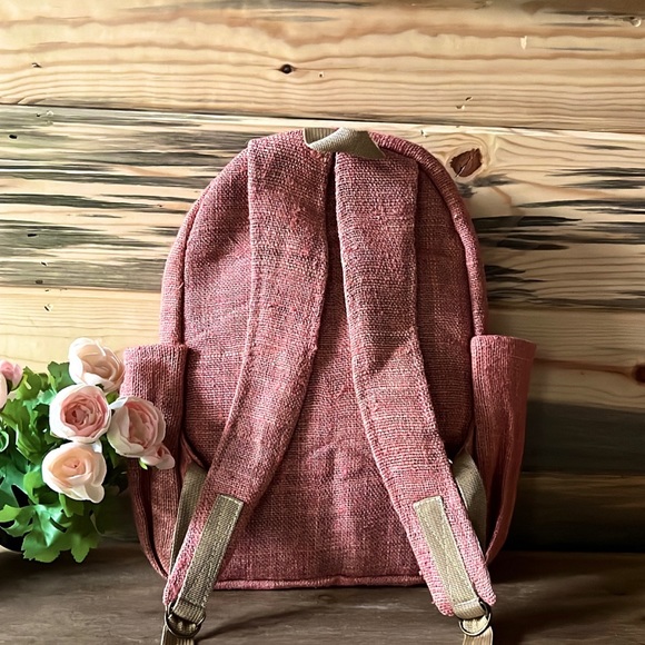 Pure Hemp Backpack Full Size Unisex Design - Picture 2 of 11